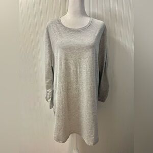 Lane Bryant Speckled Gray Top NWT